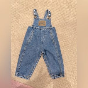 Vintage Baby Guess Blue Denim Overalls